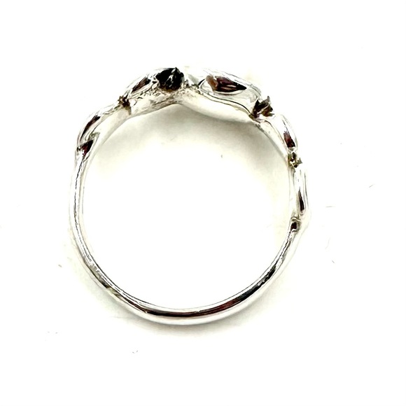 Vintage Sterling Silver Pearl Ring Size 8.5 HG Hagit Gorali Israel - Picture 6 of 9